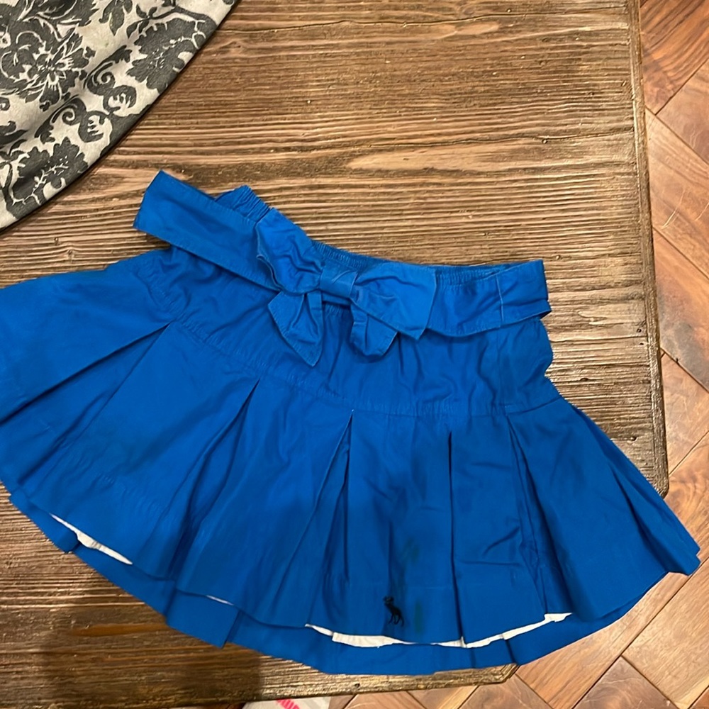 Blue skirt